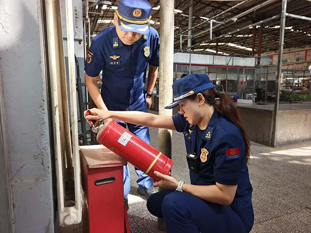 烏海消防 深入人員密集場所開展消防技術服務，筑牢安全防線